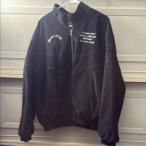 Darc Sport Black Zip Up Sweater Sporty Design